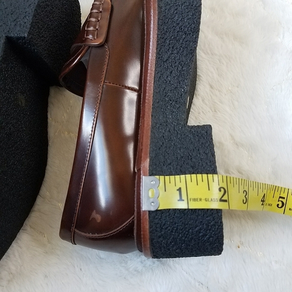 Loeffler Randall Rikki Leather Platform Loafers w/Dust Bag - Picture 9 of 12